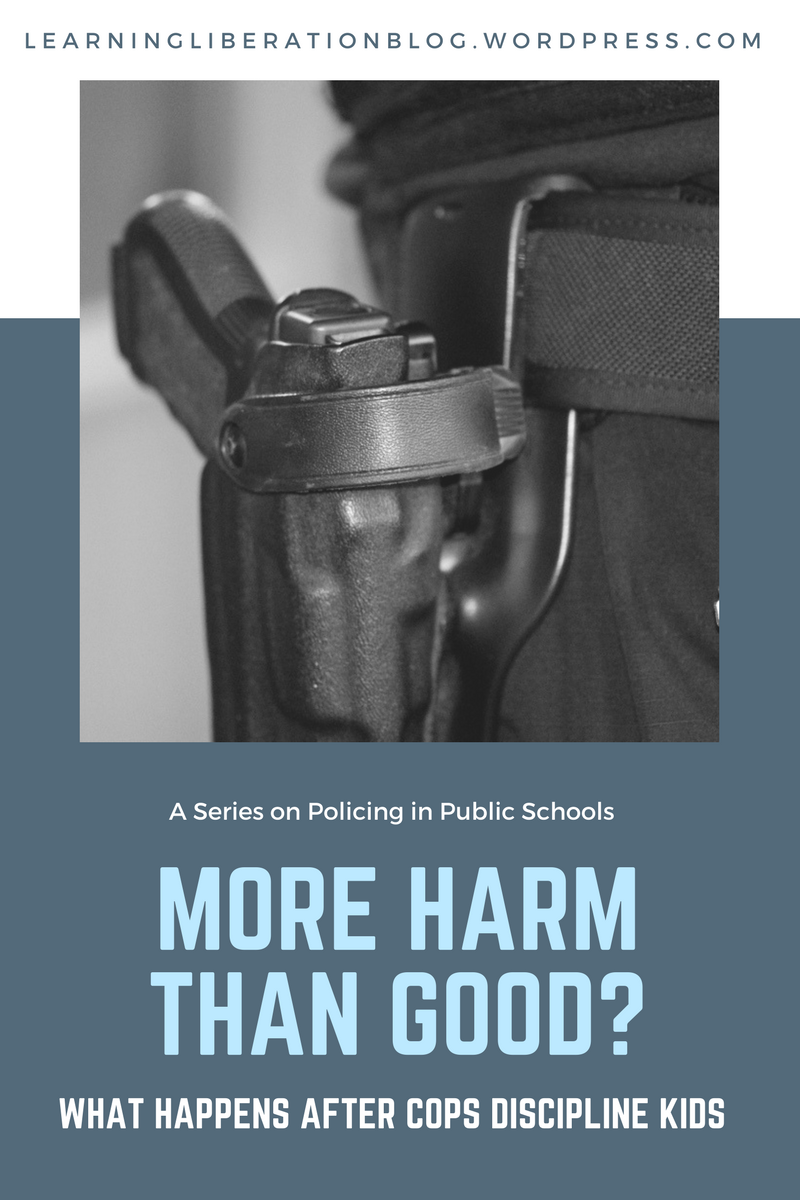 Cops out of schools: more harm than good
